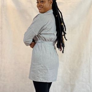 Striped Wrapped Shirt